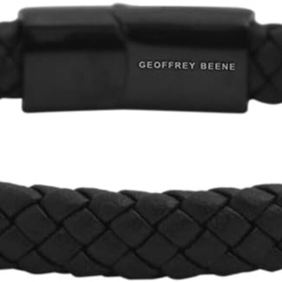 High-Quality Men's Leather Bracelet with Strong Clasp - Perfect Gift Option - Picture 1 of 5